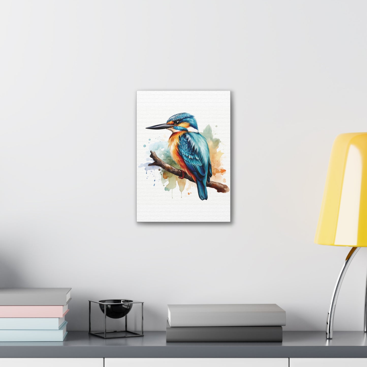 Canvas Print - Colorful Kingfisher Wall Decor