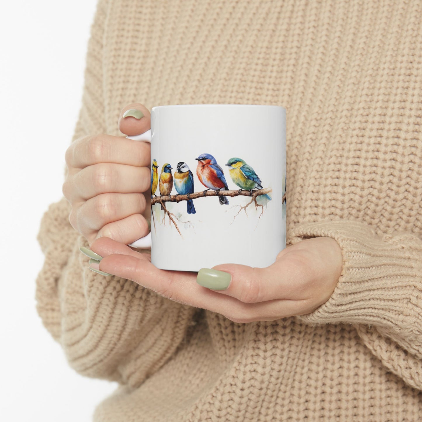 Colorful Bird Ceramic Mug - Perfect for Nature Lovers & Gift Giving