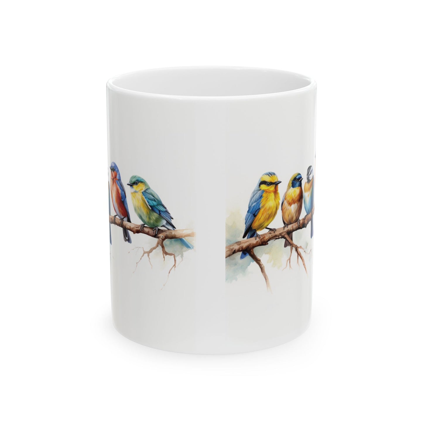 Colorful Bird Ceramic Mug - Perfect for Nature Lovers & Gift Giving