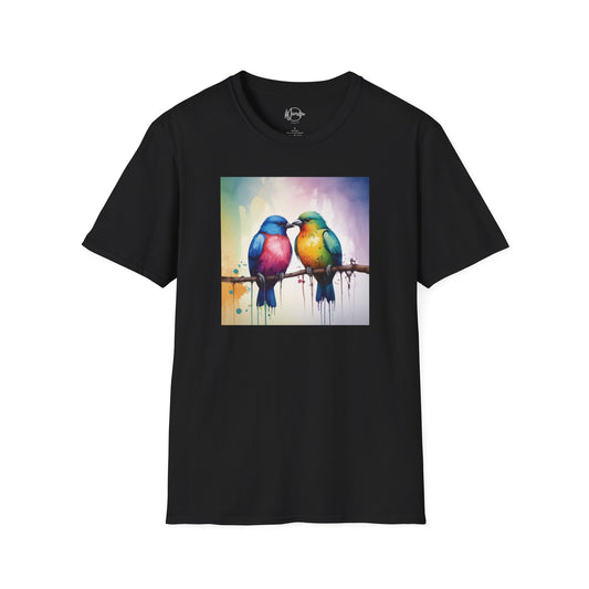 Water Colour Birds T-Shirt