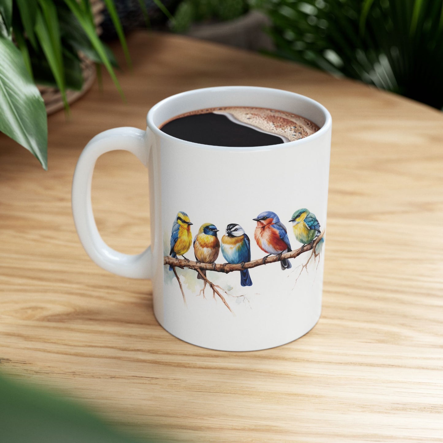 Colorful Bird Ceramic Mug - Perfect for Nature Lovers & Gift Giving