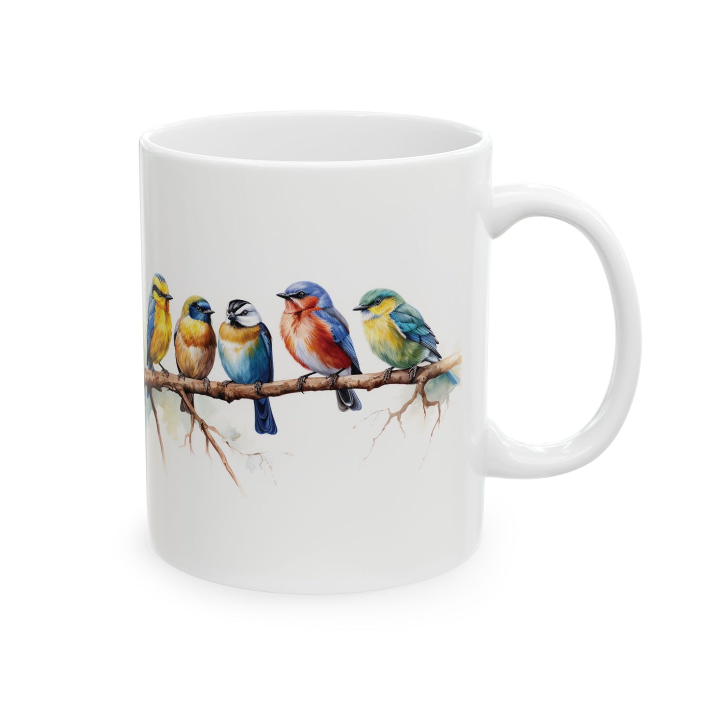 Colorful Bird Ceramic Mug - Perfect for Nature Lovers & Gift Giving