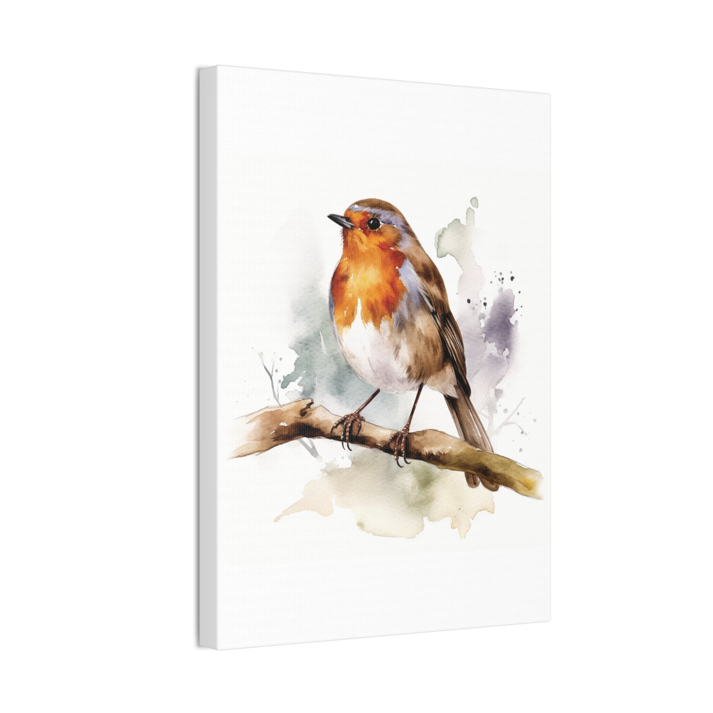 Canvas Print Robin Water Color