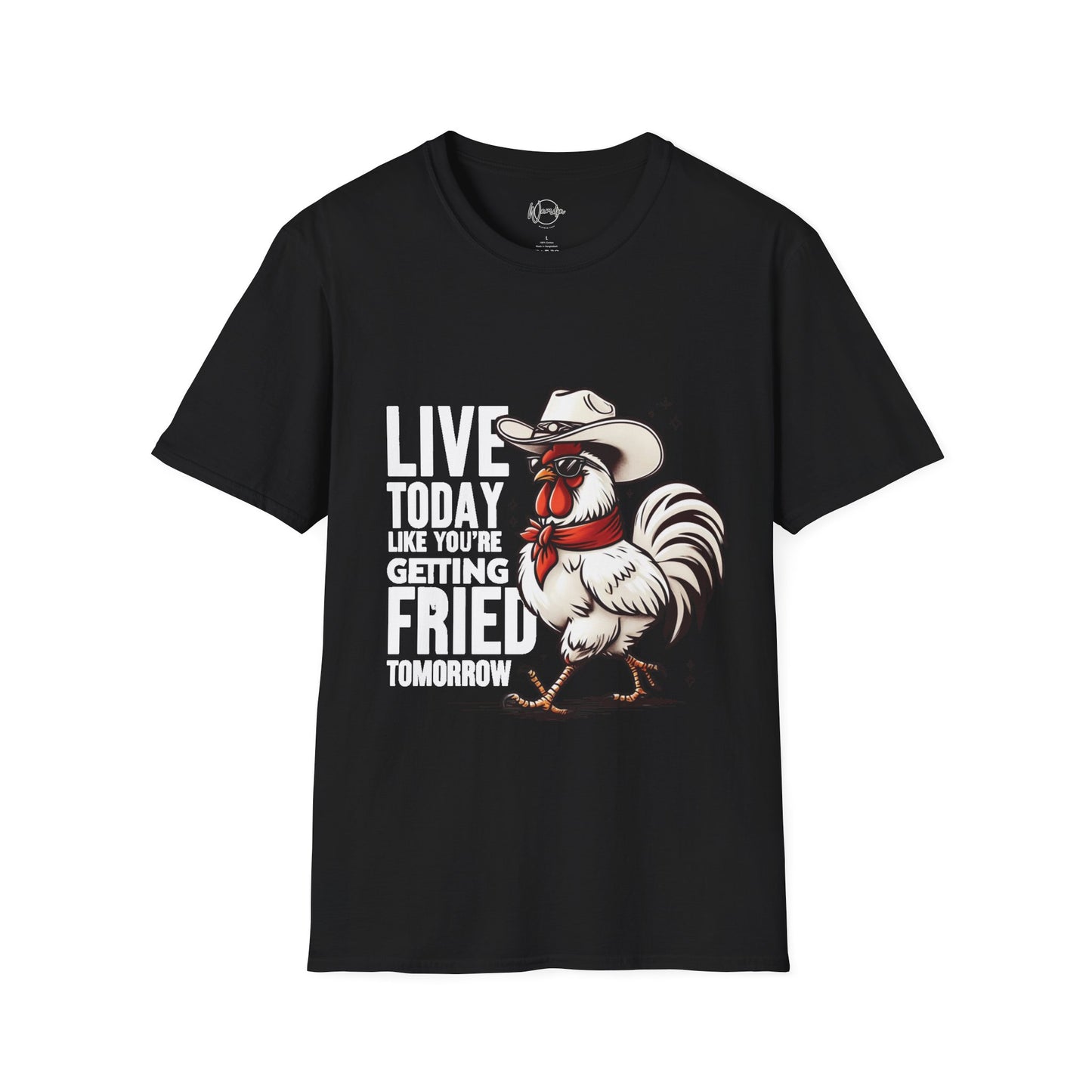 Motivational Quote Unisex T-Shirt - Live Today Like You're Getting Fired Tomorrow