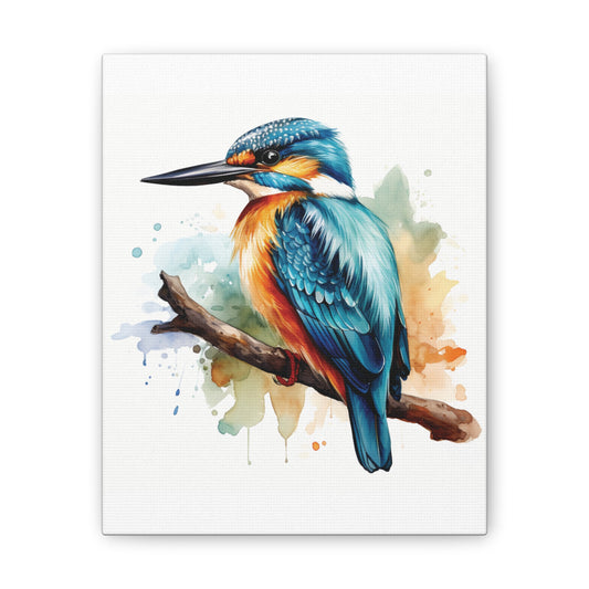 Canvas Print - Colorful Kingfisher Wall Decor