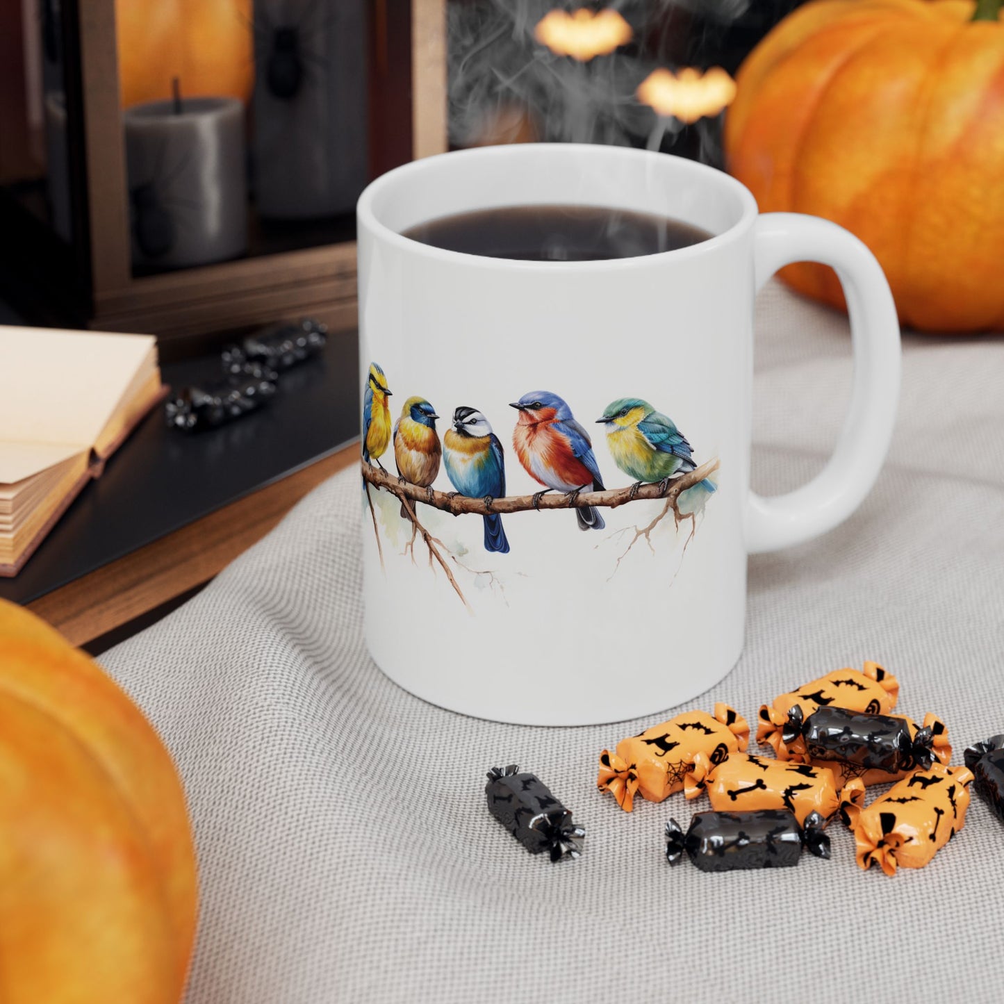 Colorful Bird Ceramic Mug - Perfect for Nature Lovers & Gift Giving