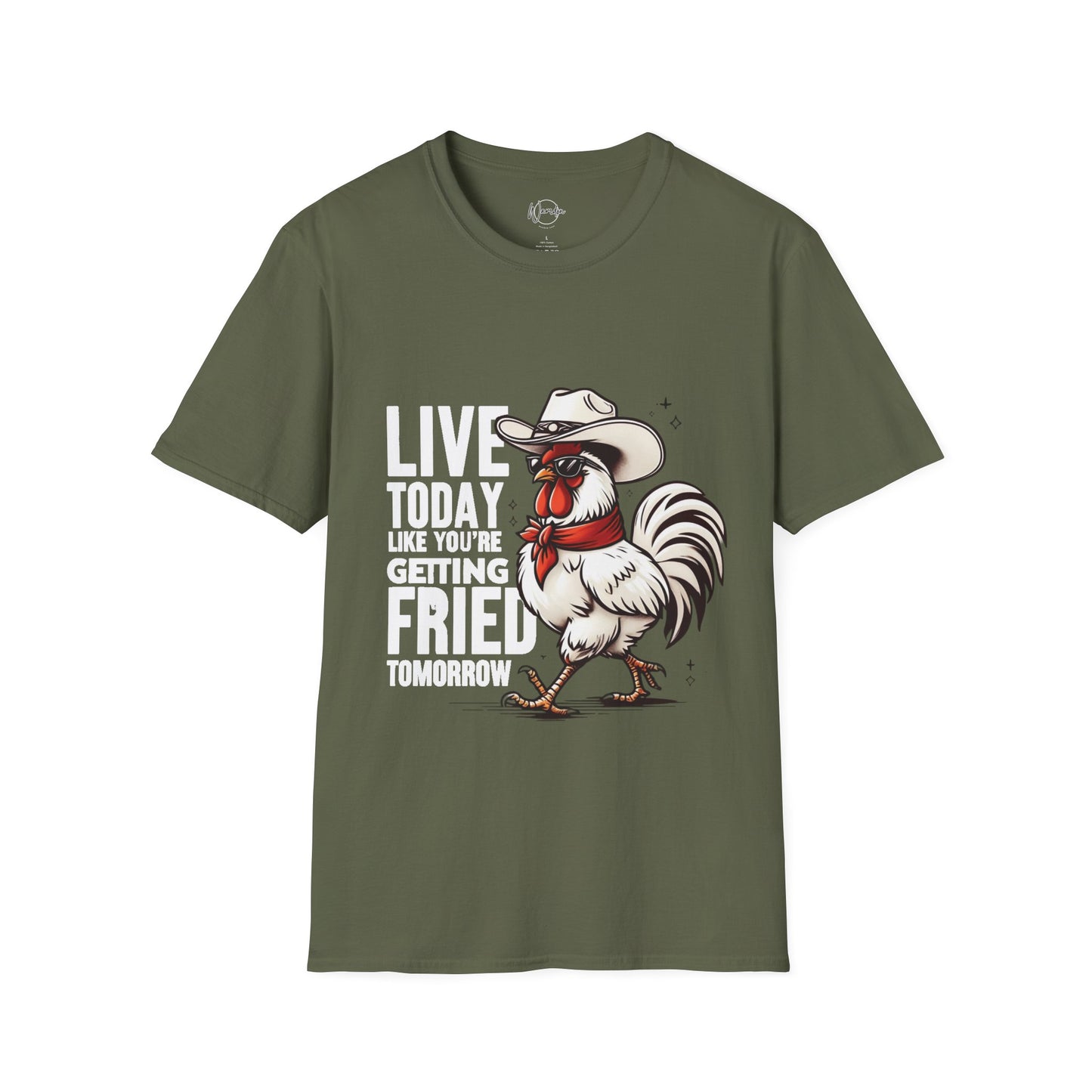 Motivational Quote Unisex T-Shirt - Live Today Like You're Getting Fired Tomorrow